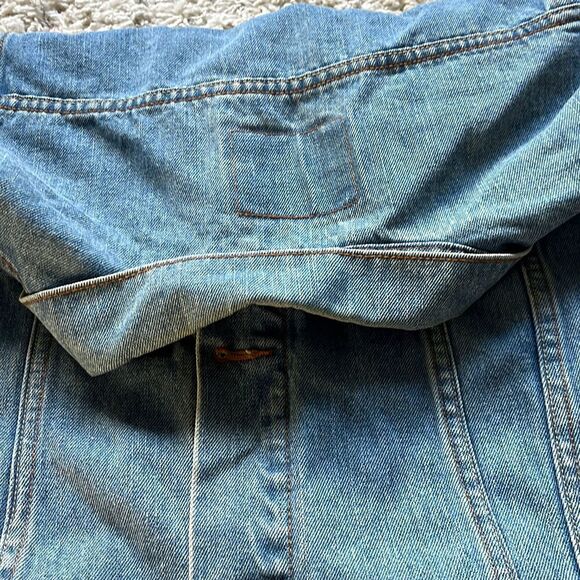 Vtg 1990s Levi's 70507 Blue Denim Jean Trucker Jacket XL - Picture 11 of 12